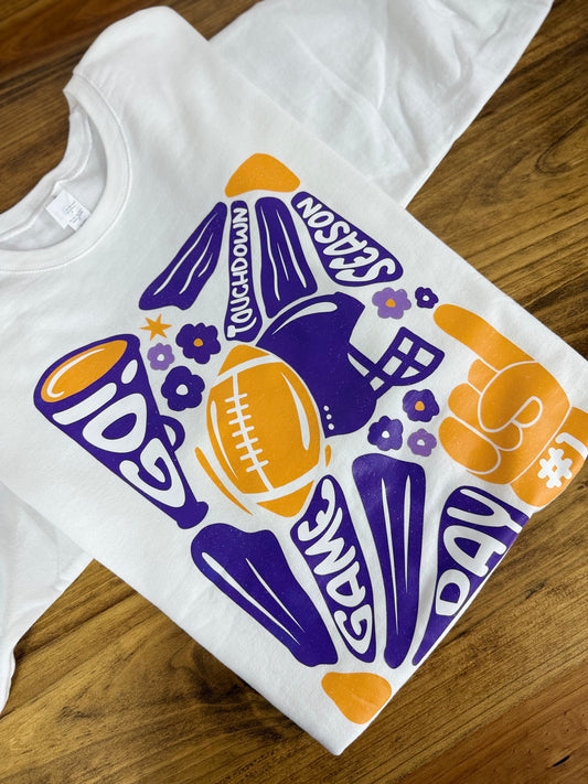 Touchdown Season Purple&Yellow